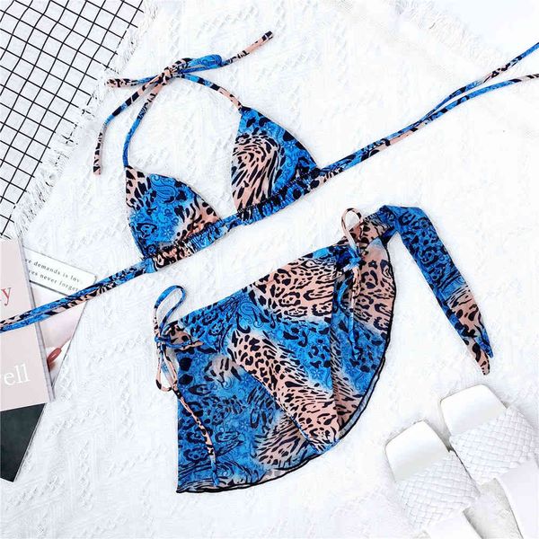 2021 summer halter leopard women swimwear female swimsuit new three-pieces bikini with sarong bather bathing suit swimb
2021 summer halter leopard women swimwear female swimsuit new three-pieces bikini with sarong bather bathing suit swimb