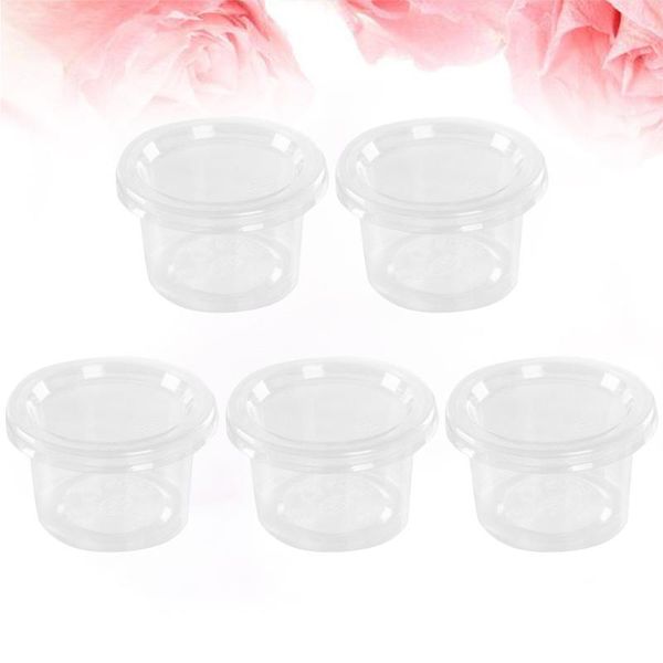 100pcs 150ml disposable portion cups condiment cup with cover for sauce yogurt jelly pudding storage bottles & jars
100pcs 150ml disposable portion cups condiment cup with cover for sauce yogurt jelly pudding storage bottles & jars