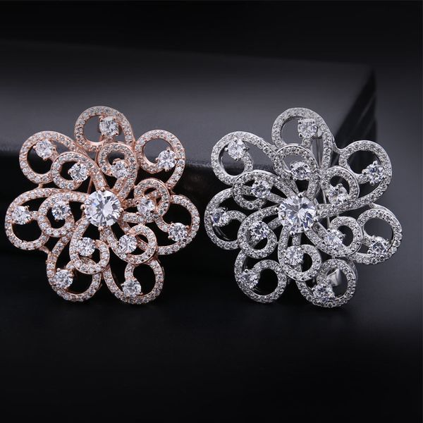women's 3a zircon brooch luxury temperament plant flower brooch accessories popular jewelry, Gray
women's 3a zircon brooch luxury temperament plant flower brooch accessories popular jewelry, Gray