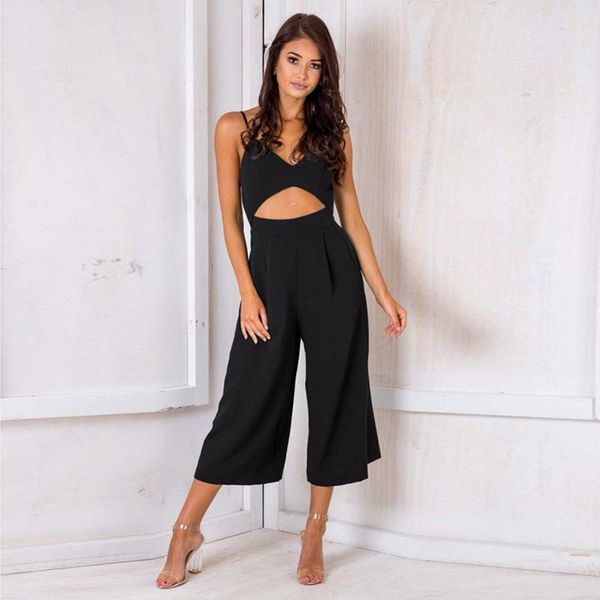 women's jumpsuits & rompers bonjean women backless jumpsuit 2021 spaghetti strap wide leg casual calf-length pants hollow out bj2188, Black;white
women's jumpsuits & rompers bonjean women backless jumpsuit 2021 spaghetti strap wide leg casual calf-length pants hollow out bj2188, Black;white