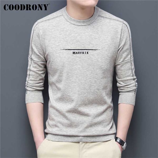 coodrony brand autumn winter arrival fashion casual o-neck sweater pullover men clothing slim fit soft knitwear jersey c1322 211221, White;black
coodrony brand autumn winter arrival fashion casual o-neck sweater pullover men clothing slim fit soft knitwear jersey c1322 211221, White;black
