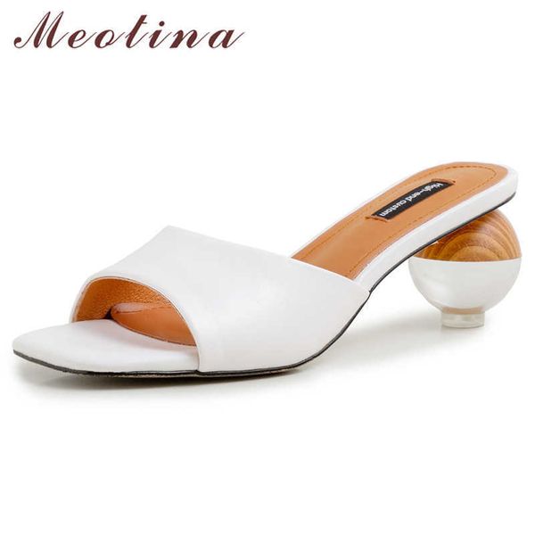meotina natural genuine leather high heel slippers square toe strange style slides lady summer causal female shoes big size .5 210608, Black
meotina natural genuine leather high heel slippers square toe strange style slides lady summer causal female shoes big size .5 210608, Black