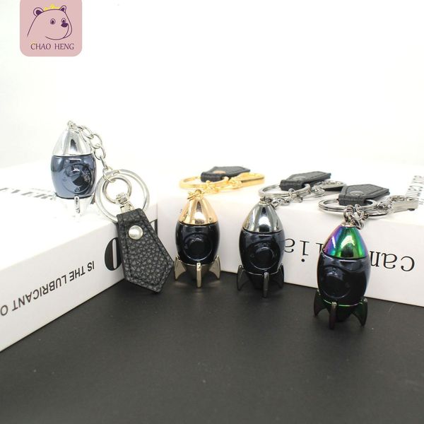 keyring keychain men's and women's schoolbags imitation titanium alloy cartoon rocket small gift key chain pendant decoration astr, Silver
keyring keychain men's and women's schoolbags imitation titanium alloy cartoon rocket small gift key chain pendant decoration astr, Silver