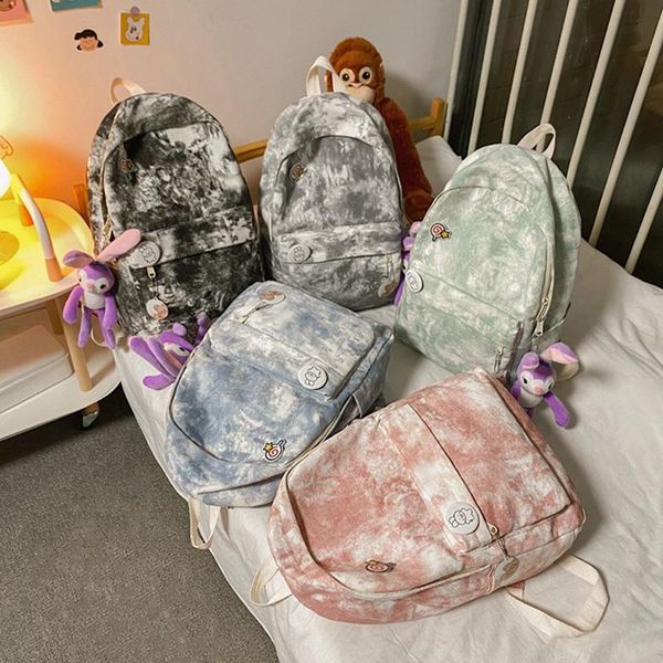 school bags baellerry fashion bag gradient color women's backpack large capacity canvas teenage girls in korean style
school bags baellerry fashion bag gradient color women's backpack large capacity canvas teenage girls in korean style