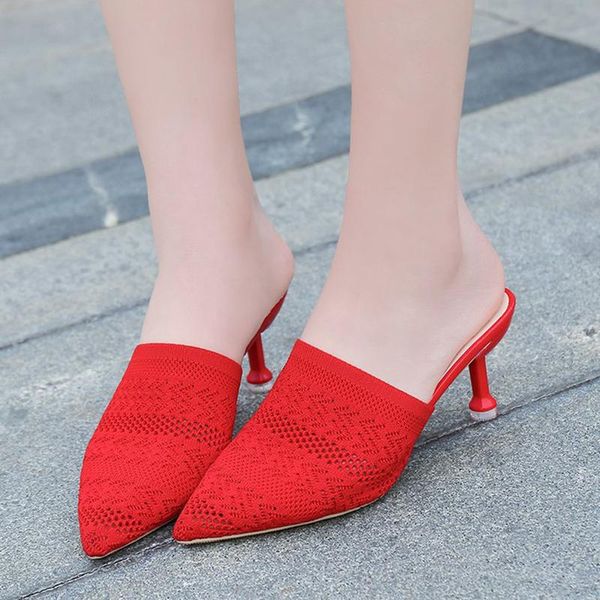thin high heels 6cm women shoes summer slippers hollow out pointed toe shallow elegant slides breathable anti-skid2021femme, Black
thin high heels 6cm women shoes summer slippers hollow out pointed toe shallow elegant slides breathable anti-skid2021femme, Black