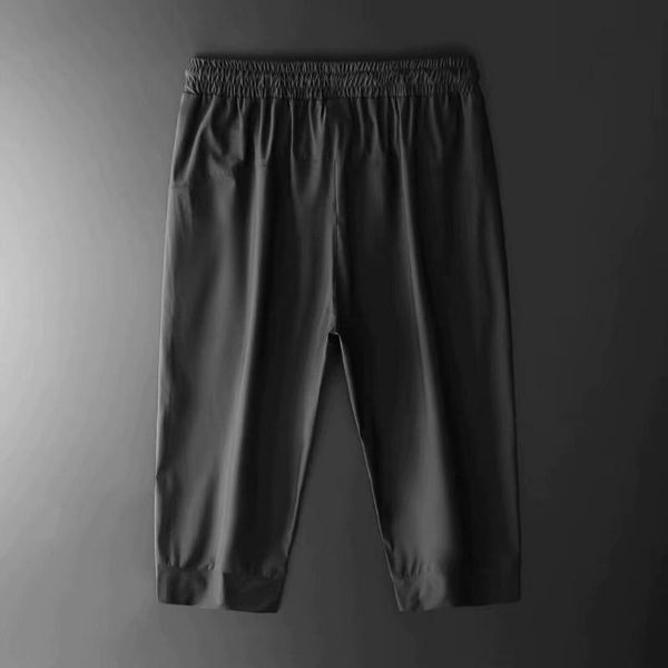 men's pants mans summer leisure gym jogger sports ice silk air-conditioned quick-dry running fitness seven-minute loose trousers, Black
men's pants mans summer leisure gym jogger sports ice silk air-conditioned quick-dry running fitness seven-minute loose trousers, Black
