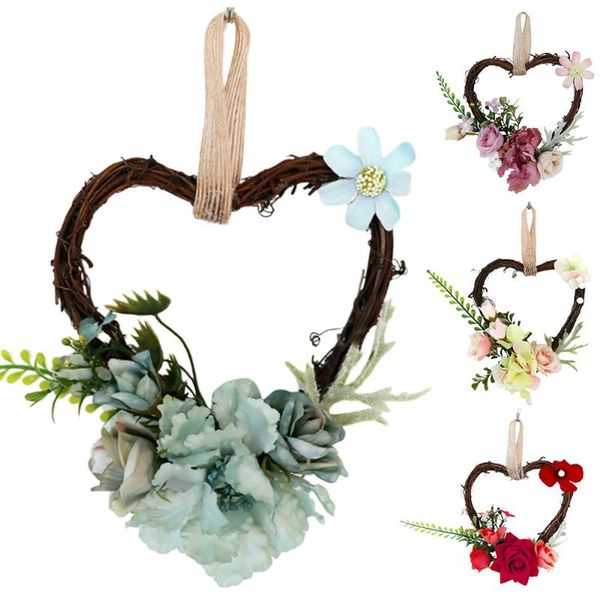 decorative flowers & wreaths wreath european style heart shape festive party wedding artificial rose home decoration rattan hanging garland
decorative flowers & wreaths wreath european style heart shape festive party wedding artificial rose home decoration rattan hanging garland