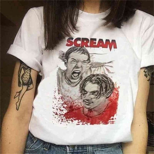 scream t-shirt matthew lillard and skeet ulrich as billy stu. 90's horror. women tees t-shirt 210512, White
scream t-shirt matthew lillard and skeet ulrich as billy stu. 90's horror. women tees t-shirt 210512, White