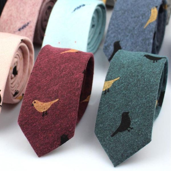 bow ties 6cm bird leaves print cotton necktie fashion casual cartoon men's skinny woman narrow wedding party shirt accessories, Black;gray
bow ties 6cm bird leaves print cotton necktie fashion casual cartoon men's skinny woman narrow wedding party shirt accessories, Black;gray