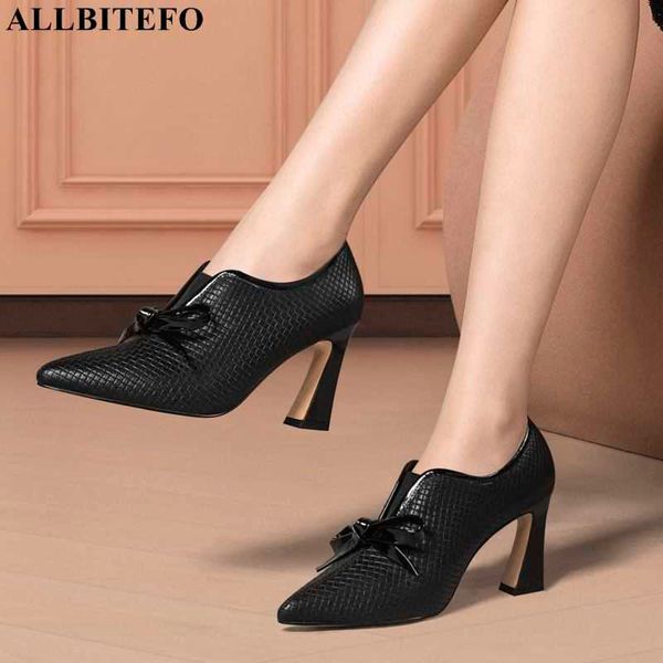 allbitefo bowkont fashion real genuine leather high heels leisure street women pumps high heel shoes party wedding shoes 210611, Black
allbitefo bowkont fashion real genuine leather high heels leisure street women pumps high heel shoes party wedding shoes 210611, Black