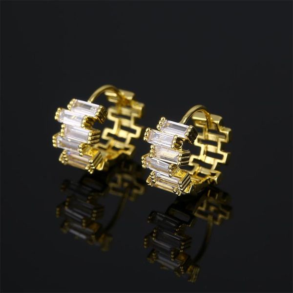 hoop & huggie yjgs fashionable shiny zircon round earrings for female classic irregular copper jewelry accessories, Golden;silver
hoop & huggie yjgs fashionable shiny zircon round earrings for female classic irregular copper jewelry accessories, Golden;silver