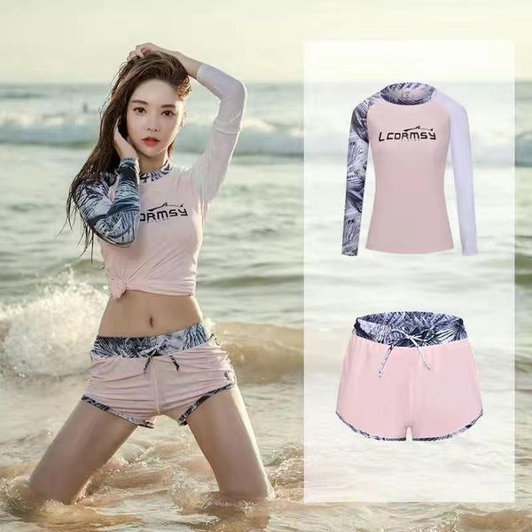 one-piece suits for women split sunscreen long sleeve diving suit quick dry surf wetsuit jellyfish rash guards beach shorts pants
one-piece suits for women split sunscreen long sleeve diving suit quick dry surf wetsuit jellyfish rash guards beach shorts pants
