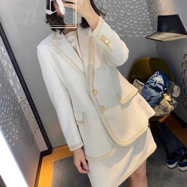 women's suits & blazers preppy twist style weave shredded women's blazer cutoff unique breasted high-end striped jacket print fbtb, White;black
women's suits & blazers preppy twist style weave shredded women's blazer cutoff unique breasted high-end striped jacket print fbtb, White;black