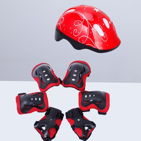 elbow & knee pads 7 pcs children wrist helmet sports safety protective gear skateboard accessories (red), Black;gray
elbow & knee pads 7 pcs children wrist helmet sports safety protective gear skateboard accessories (red), Black;gray