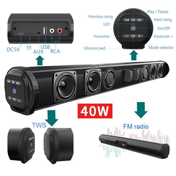column powerful home theater tv sound bar speaker wired wireless bluetooth surround soundbar for pc outdoor speakers remote
column powerful home theater tv sound bar speaker wired wireless bluetooth surround soundbar for pc outdoor speakers remote