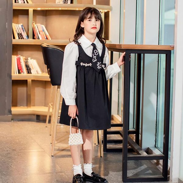 clothing sets 2021 girls college style dress autumn winter 2pcs lapel long-sleeved shirt tie suit girl suspender skirt jk, White
clothing sets 2021 girls college style dress autumn winter 2pcs lapel long-sleeved shirt tie suit girl suspender skirt jk, White