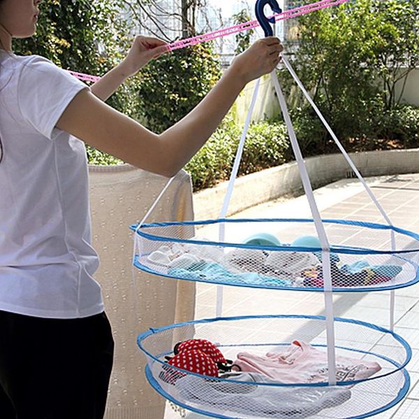 multi-function round double layer hanging organizers creative clothes laundry basket dryer folding cloth net baskets storage boxes & bins
multi-function round double layer hanging organizers creative clothes laundry basket dryer folding cloth net baskets storage boxes & bins