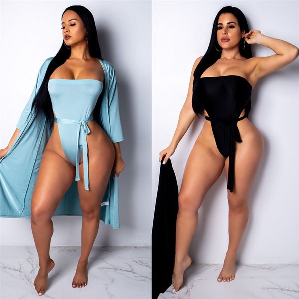european and american casual dresses women's clothing wholesale solid color swimwear two-piece suit (including belt), Black;gray
european and american casual dresses women's clothing wholesale solid color swimwear two-piece suit (including belt), Black;gray
