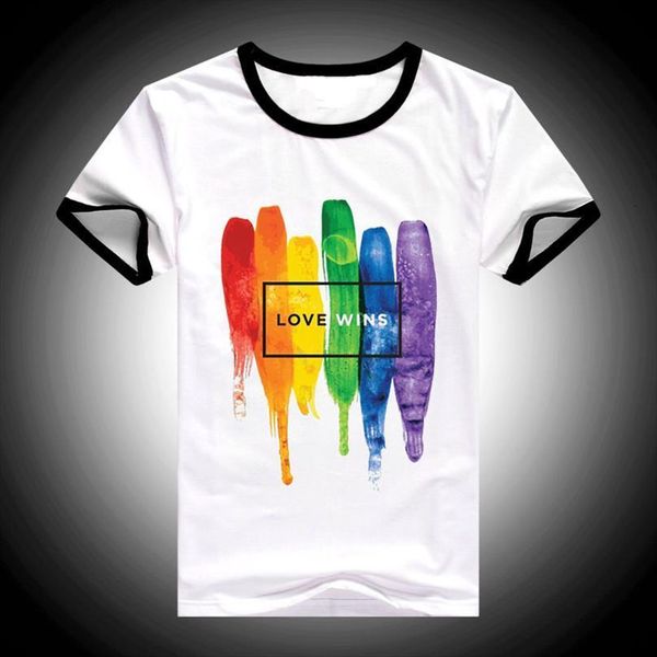 love wins lgbt and men t shirts womens gay women lesbian pride rainbow graphic tees summer tumblr clothes, White;black
love wins lgbt and men t shirts womens gay women lesbian pride rainbow graphic tees summer tumblr clothes, White;black