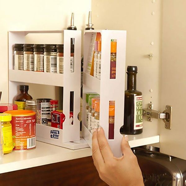 kitchen spice organizer rack double layer rotating storage shelf slide kitchen cabinet cupboard organizer kitchen storage rack
kitchen spice organizer rack double layer rotating storage shelf slide kitchen cabinet cupboard organizer kitchen storage rack