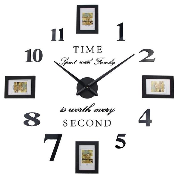 wall clocks diy po frame clock 2021 letters modern design plastic art pictures unique klok home decor horloge
wall clocks diy po frame clock 2021 letters modern design plastic art pictures unique klok home decor horloge