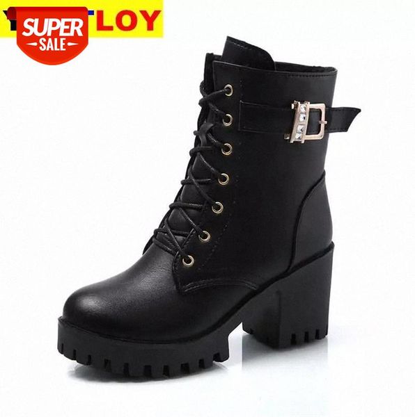 lace up zip pu leather short booties black ladies shoes platform autumn fashion women boots high heels platform buckle #sq50
lace up zip pu leather short booties black ladies shoes platform autumn fashion women boots high heels platform buckle #sq50