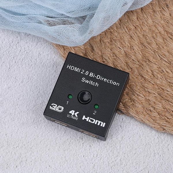 audio cables & connectors 2-port bi-directional 2x1 switch switcher/1x2 splitter selector 3d 1.4v passthrough-supports ultra hd 4k 
audio cables & connectors 2-port bi-directional 2x1 switch switcher/1x2 splitter selector 3d 1.4v passthrough-supports ultra hd 4k