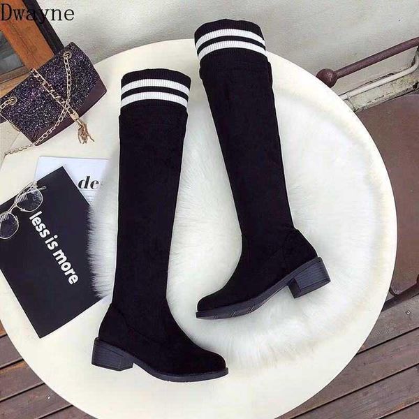 boots 2021 korean version of the elastic cloth women's tide autumn and winter thick with knee fashion slim, Black
boots 2021 korean version of the elastic cloth women's tide autumn and winter thick with knee fashion slim, Black