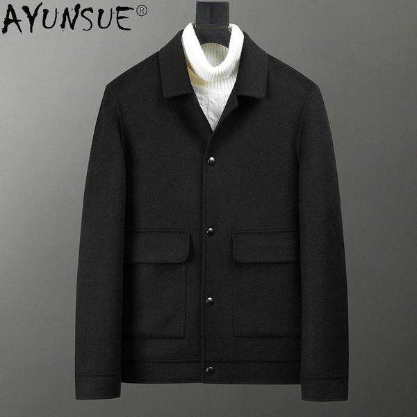 men's wool & blends ayunsue 2021 winter jackets men autumn black woolen coat for mens clothing down liner casual outerwear manteau homm
men's wool & blends ayunsue 2021 winter jackets men autumn black woolen coat for mens clothing down liner casual outerwear manteau homm