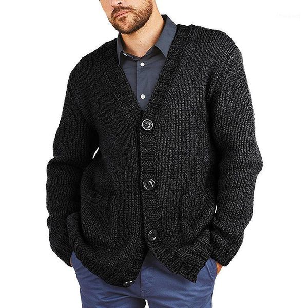 men's jackets autumn winter sweater cardigan for men solid color v-neck long sleeve mens knitted coat jacket, Black;brown
men's jackets autumn winter sweater cardigan for men solid color v-neck long sleeve mens knitted coat jacket, Black;brown