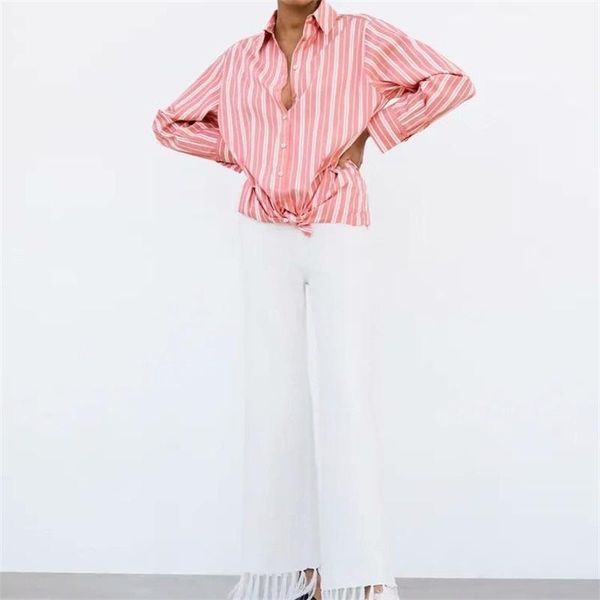 women's blouses & shirts zxqj women 2021 chic fashion with knot striped loose vintage long sleeve button-up female, White
women's blouses & shirts zxqj women 2021 chic fashion with knot striped loose vintage long sleeve button-up female, White
