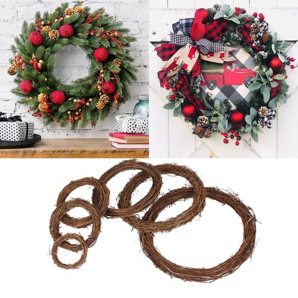 party decoration 1set christmas wreath natural rattan pine branches&berries&pine cones for diy supplies home door
party decoration 1set christmas wreath natural rattan pine branches&berries&pine cones for diy supplies home door
