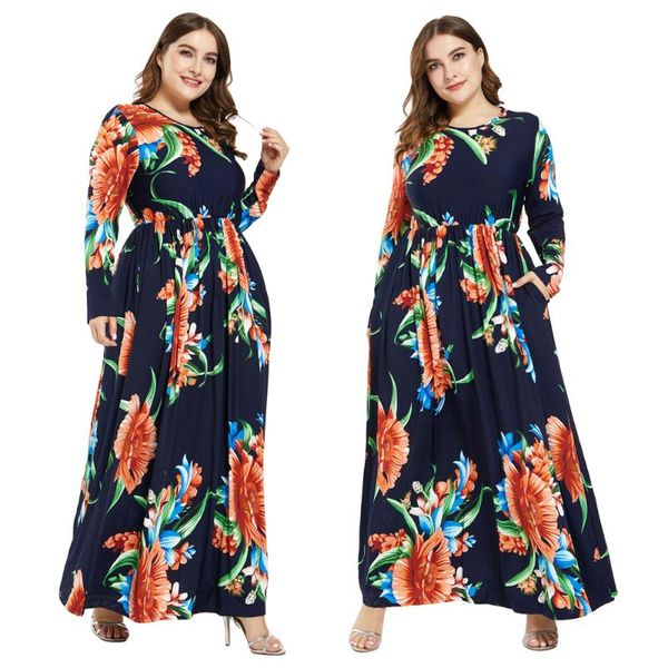 ethnic clothing plus size muslim women loose printed floral long sleeve maxi dress abaya kaftan jilbab cocktail party casual islamic robe go, Red
ethnic clothing plus size muslim women loose printed floral long sleeve maxi dress abaya kaftan jilbab cocktail party casual islamic robe go, Red