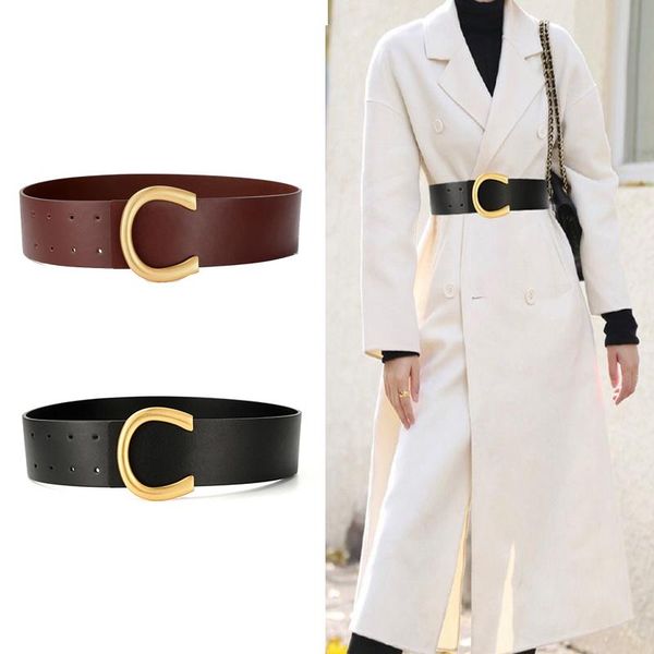 belts punk vintage luxury wide buckle soft pu leather alloy metal waistbands black women casual jeans dress stretch coat belt, Black;brown
belts punk vintage luxury wide buckle soft pu leather alloy metal waistbands black women casual jeans dress stretch coat belt, Black;brown