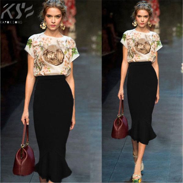 skirts 2021 summer fashion fish tail skirt shown body style buff, Black
skirts 2021 summer fashion fish tail skirt shown body style buff, Black