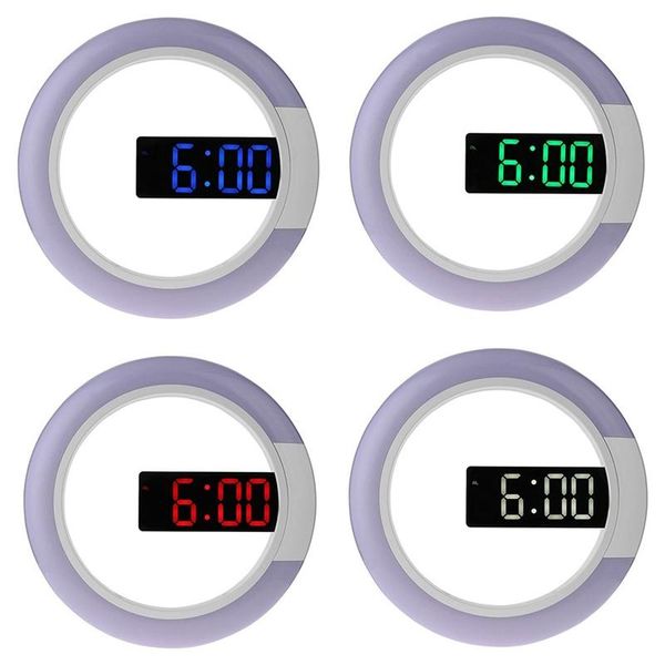 led mirror hollow wall clocks home decor multi-function alarm temperature ring light digital clock
led mirror hollow wall clocks home decor multi-function alarm temperature ring light digital clock
