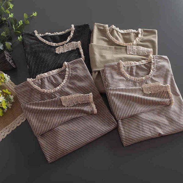 women's t-shirt lamtrip lace collar striped cotton t-shirt women loose long sleeve autumn basic tee kgta, White
women's t-shirt lamtrip lace collar striped cotton t-shirt women loose long sleeve autumn basic tee kgta, White