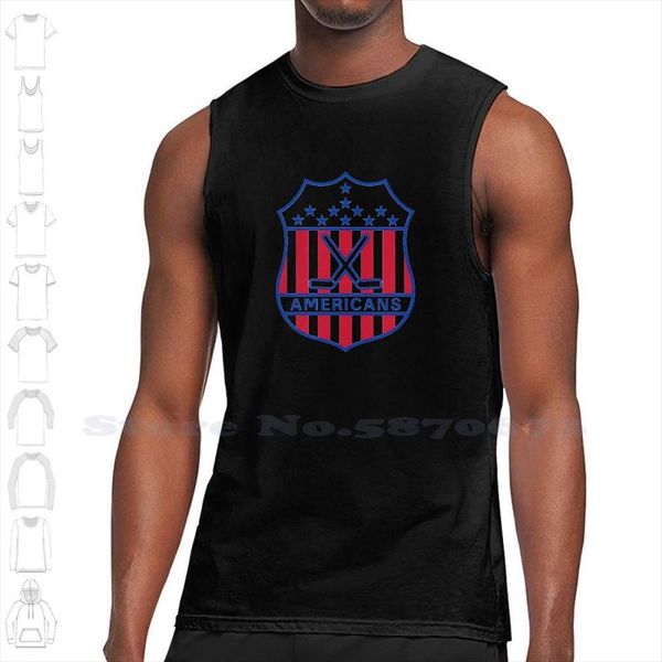 vintage york hockey retro americans summer funny tank sleeveless vest for men women defunct team old, White;black
vintage york hockey retro americans summer funny tank sleeveless vest for men women defunct team old, White;black