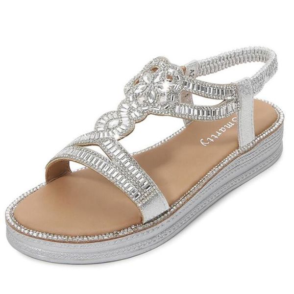 dress shoes fashion rhinestones women's sandals summer ladies platform comfortable flats casual beach for woman q44, Black
dress shoes fashion rhinestones women's sandals summer ladies platform comfortable flats casual beach for woman q44, Black