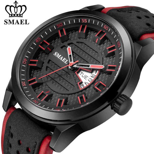 smael men's luxury brand sport watch men military leather waterproof watches fashion mens analog quartz wrist watch male clock x0524, Slivery;brown
smael men's luxury brand sport watch men military leather waterproof watches fashion mens analog quartz wrist watch male clock x0524, Slivery;brown