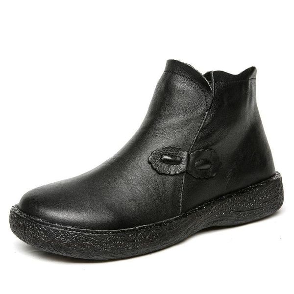 boots black handmade woman winter warm short plush ankle for women genuine leather soft bottom non-slip platform shoes
boots black handmade woman winter warm short plush ankle for women genuine leather soft bottom non-slip platform shoes