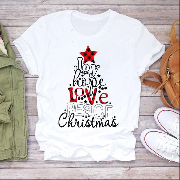 women t shirt christmas plaid star letter fashion cute 90s holiday print lady tshirt ladies graphic shirts female tee, White
women t shirt christmas plaid star letter fashion cute 90s holiday print lady tshirt ladies graphic shirts female tee, White