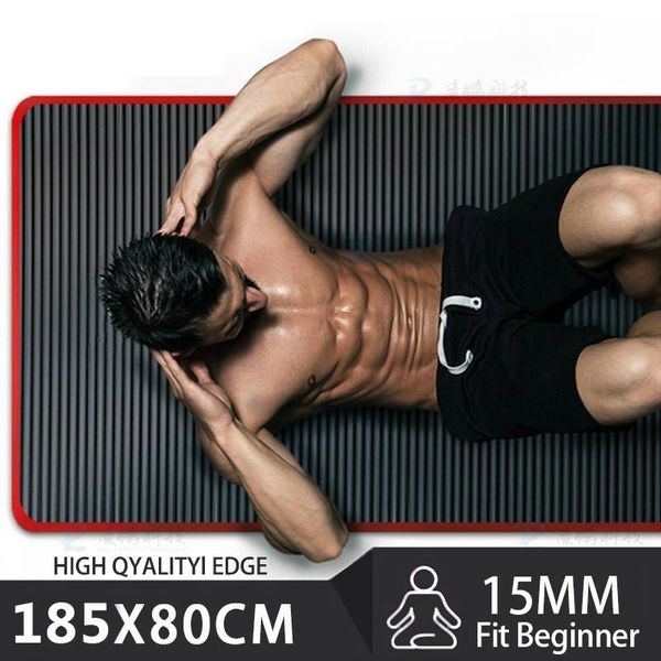 185cm*80cm men fitness black red acupressure yoga mat nbr rubber non slip exercise pad 15mm thick gym gymnastic mats
185cm*80cm men fitness black red acupressure yoga mat nbr rubber non slip exercise pad 15mm thick gym gymnastic mats