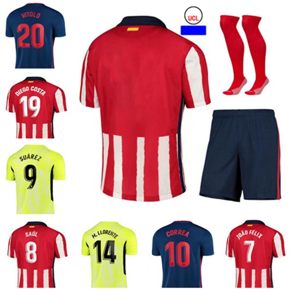 20-20soccer jersey joao felix morata saul felipe h.herrera koke j.m. gimenez 20^21 men's kids kit home away high-quality football shirt, Black;yellow
20-20soccer jersey joao felix morata saul felipe h.herrera koke j.m. gimenez 20^21 men's kids kit home away high-quality football shirt, Black;yellow