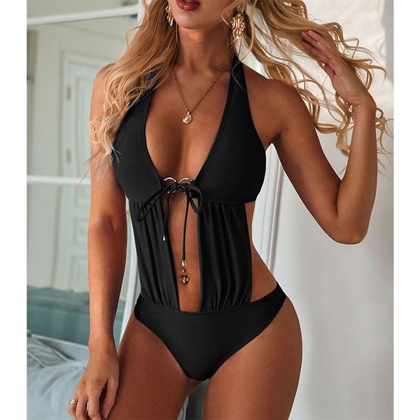 one-piece suits halter one piece swimsuit padded swimwear women 2021 push up monokini female v neck bikini for swimming beachwear
one-piece suits halter one piece swimsuit padded swimwear women 2021 push up monokini female v neck bikini for swimming beachwear