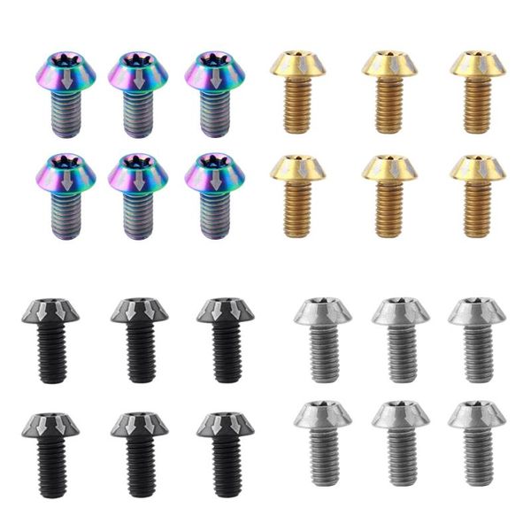 bike brakes 6 count titanium ti disc rotor bolt brake discs mounting screws m5 x14 mm
bike brakes 6 count titanium ti disc rotor bolt brake discs mounting screws m5 x14 mm