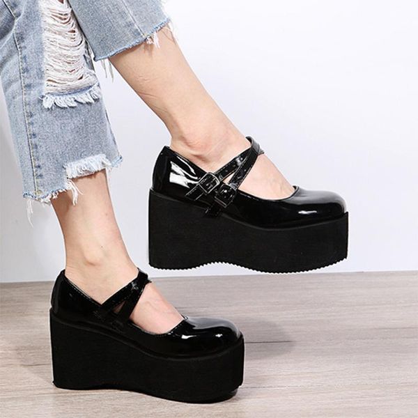 dress shoes women mary janes wedges high heels ladies pumps autumn thick bottom buckle strap platform female footwear fashion shoe, Black
dress shoes women mary janes wedges high heels ladies pumps autumn thick bottom buckle strap platform female footwear fashion shoe, Black