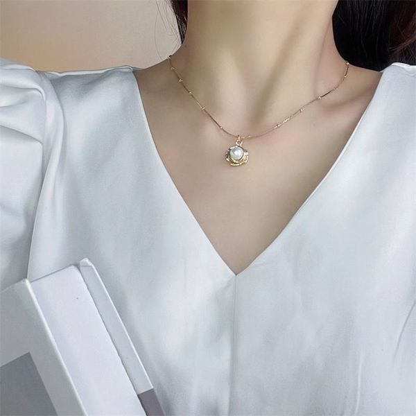 chains 2021 retro petal imitation pearl clavicle chain simple personality short girl necklace for women fashion jewelry accessories, Silver
chains 2021 retro petal imitation pearl clavicle chain simple personality short girl necklace for women fashion jewelry accessories, Silver