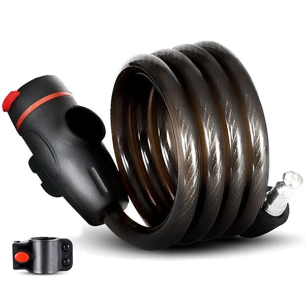 bike locks lock cable basic self coiling combination with bracket flexible steel cables
bike locks lock cable basic self coiling combination with bracket flexible steel cables