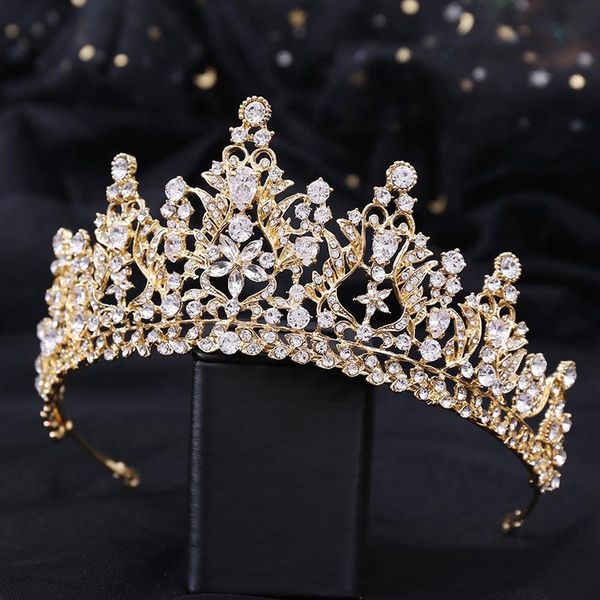 hair clips & barrettes bridal crown headwear luxury alloy zircon inlaid headband for female wedding birthday accessories bn, Golden;silver
hair clips & barrettes bridal crown headwear luxury alloy zircon inlaid headband for female wedding birthday accessories bn, Golden;silver